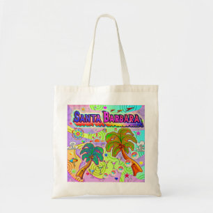Santa Barbara Vacation Target Tote Bag Tygkasse