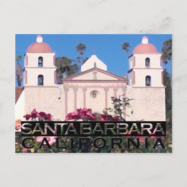 Santa Barbara Vykort (Framsida)