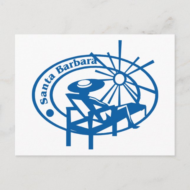 Santa Barbara Vykort (Framsida)