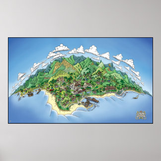 Santa Barbaratopia Poster