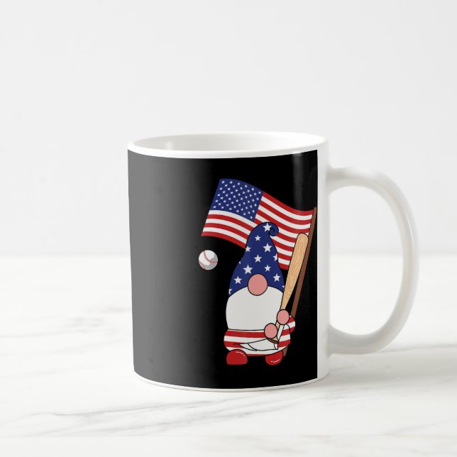 Santa Baseball Gnome - juli 4 Kaffemugg (Höger)