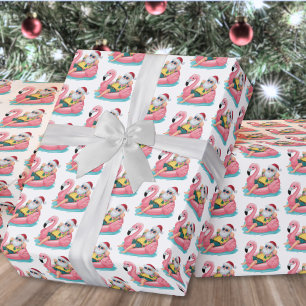 Santa Beach jul Presentpapper