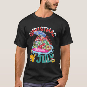 Santa Beach Tropical Jul I juli T-Shirt Pal