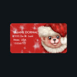 SANTA BEAR CHRISTMAS Adressetiketters Adressetikett<br><div class="desc">SANTA BEAR CHRISTMAS Adressetiketters</div>
