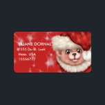 SANTA BEAR CHRISTMAS Adressetiketters Adressetikett<br><div class="desc">SANTA BEAR CHRISTMAS Adressetiketters</div>