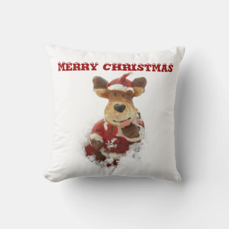 Santa Bear in the Snö Cushion Kudde