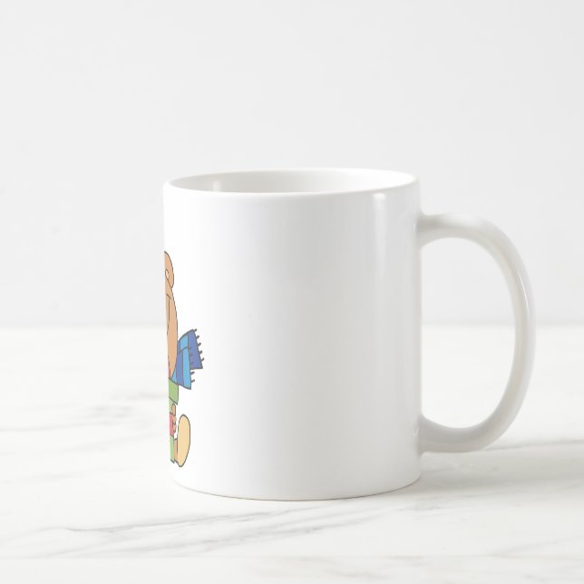 Santa Bear med Julklapp Kaffemugg (Höger)