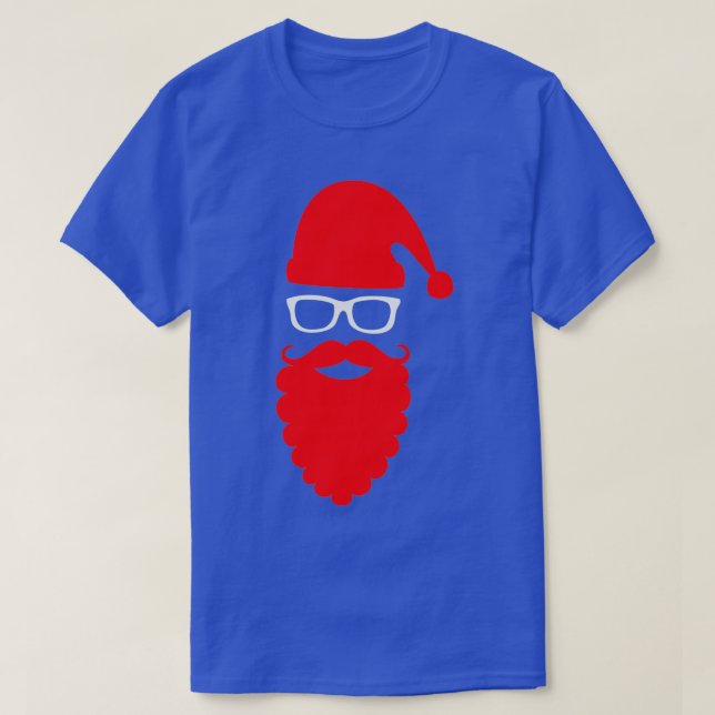 Santa Beard 4 T Shirt (Design framsida)