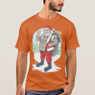 SANTA BEARD CLAUS T SHIRT