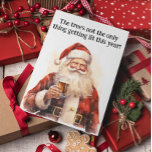 Santa Beer Älskare Funny Helgkort<br><div class="desc">Den här designen kan vara personlig i det område som tillhandahålls genom att ändra fotot och/eller text. Du kan också anpassa den genom att klicka på Anpassa den här mallen och sedan välja klicka för att anpassa ytterligare alternativ och ta bort eller ändra färg i bakgrunden, lägga till text, ändra...</div>