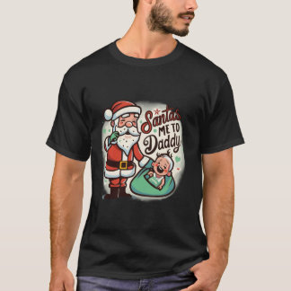 Santa befordrar mig till pappa Jul Baby Gråter T Shirt