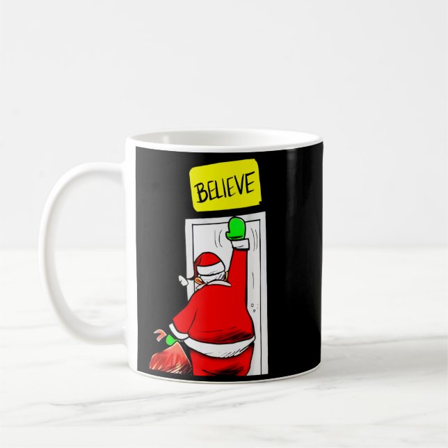 Santa Believe jul Kaffemugg (Vänster)
