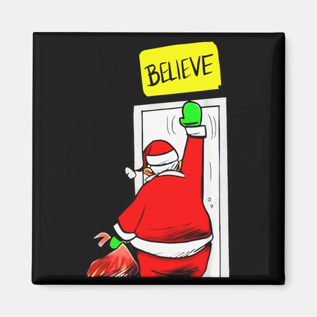 Santa Believe jul Magnet (Framsidan)