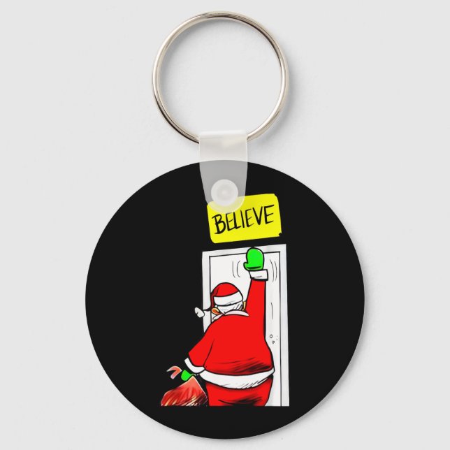Santa Believe julen Nyckelring (Framsida)