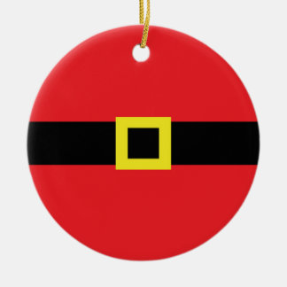Santa Belly Bälte Buckle Cute Roligt Helgdag jul Julgransprydnad Keramik