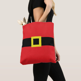 Santa Belly Bälte Buckle Cute Roligt Helgdag Red Tygkasse