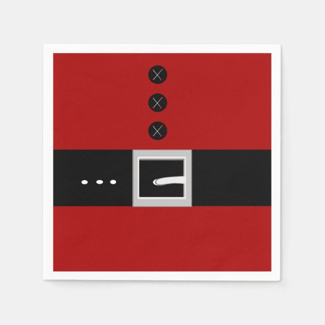 Santa Belly Paper Napkin Pappersservett (Framsidan)