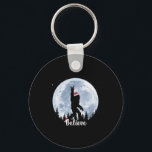 Santa bigfoot christmas sten roll sasquatch believ nyckelring<br><div class="desc">Santa bigfoot christmas sten roll sasquatch,  tro julafton</div>