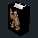 Santa Bigfoot jul jul Ljus Sten Funny<br><div class="desc">Santa Bigfoot jul Ljus Sten Funny Sasquatch Tro</div>
