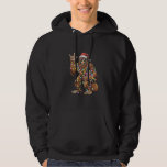 Santa Bigfoot jul jul Ljus Sten Funny Hoodie<br><div class="desc">Santa Bigfoot jul Ljus Sten Funny Sasquatch Tro</div>