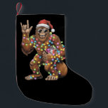 Santa Bigfoot jul jul Ljus Sten Funny Liten Julstrumpa<br><div class="desc">Santa Bigfoot jul Ljus Sten Funny Sasquatch Tro</div>