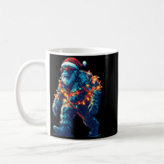 Santa Bigfoot julbelysning Xmas Sasquatch Kaffemugg