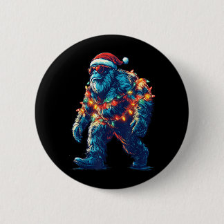 Santa Bigfoot julbelysning Xmas Sasquatch Knapp