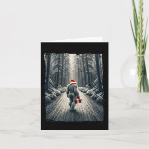 Santa Bigfoot-julsasquatch Tro Kort