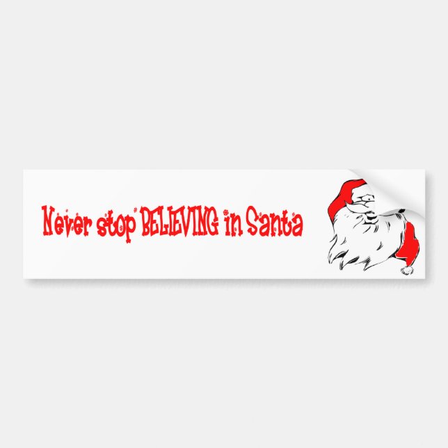 Santa bildekal (Framsidan)