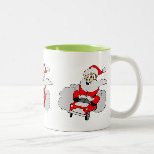 Santa bilmugg Två-Tonad mugg