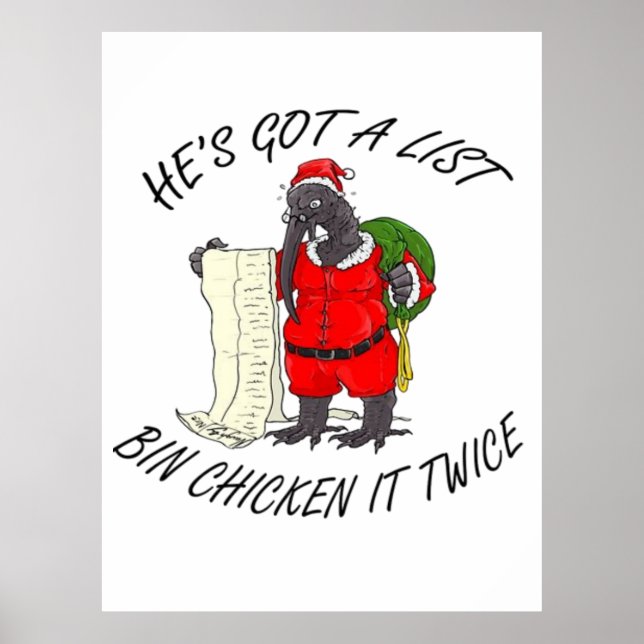 Santa Bin Kyckling  Poster (Framsidan)