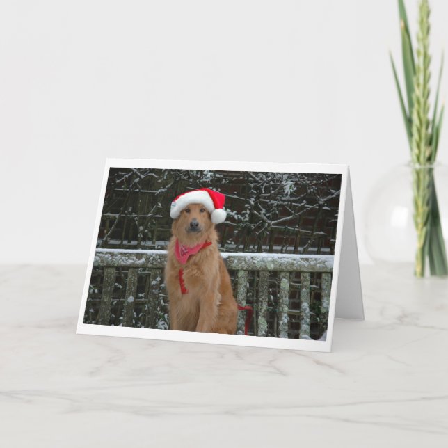 santa björn helgkort (Framsida)