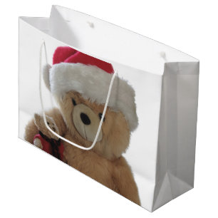 Santa björn med lite björnen