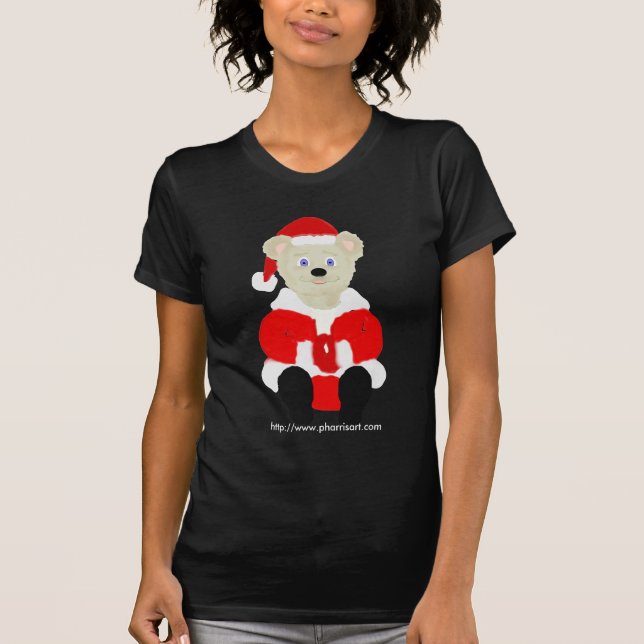 Santa björnT-tröja Tee Shirt (Framsida)