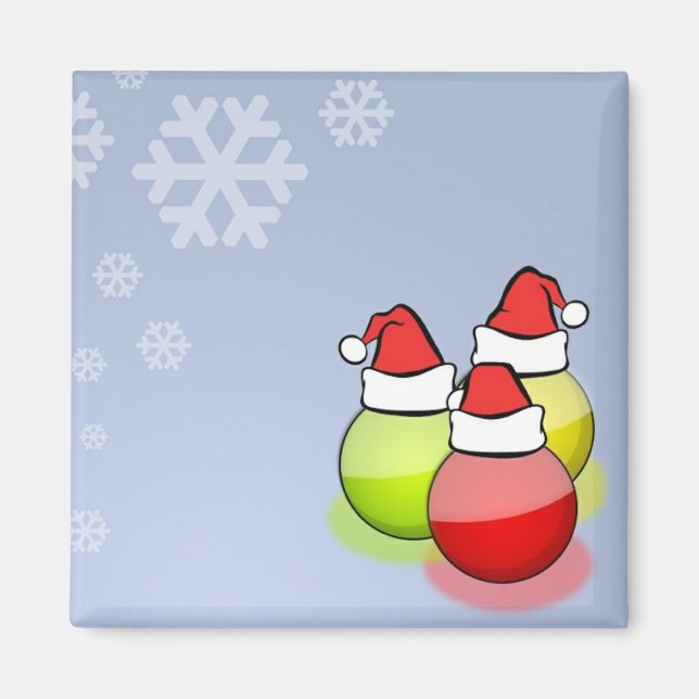 Santa Bollar Magnet (Framsidan)