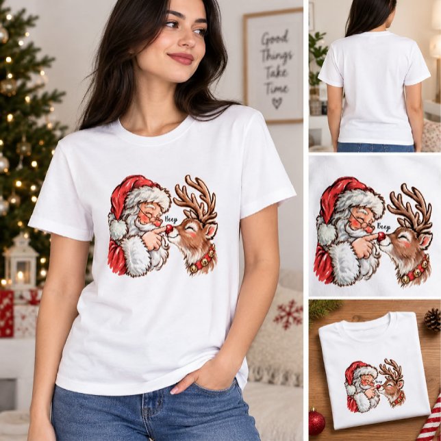 Santa Boop jul T Shirt (Skapare uppladdad)