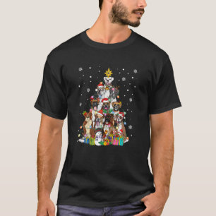 Santa Boxers Julgran Boxers Hund älskare Chris T Shirt