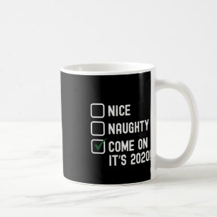 Santa Bra Bad Naughty Nice-julklapp - 2020 Kaffemugg