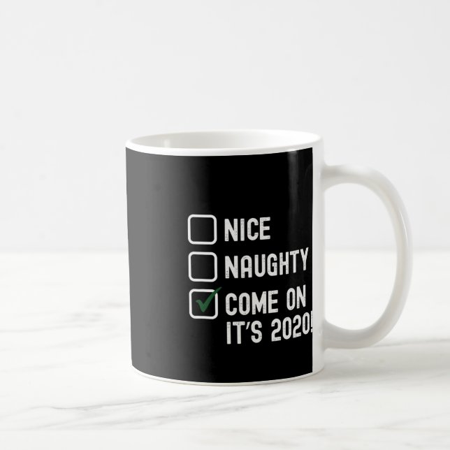 Santa Bra Bad Naughty Nice-julklapp - 2020 Kaffemugg (Höger)