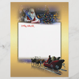 Santa brev brevhuvud