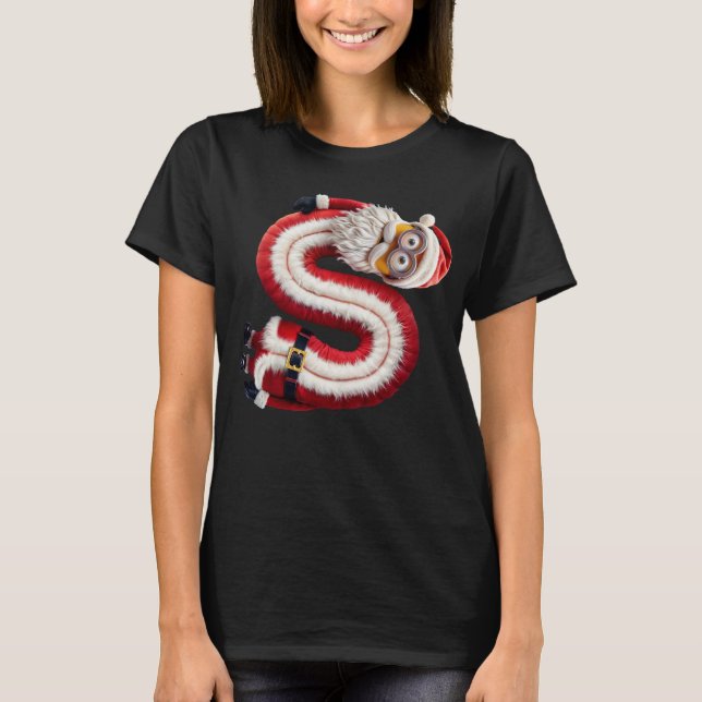 Santa brev S T Shirt (Framsida)