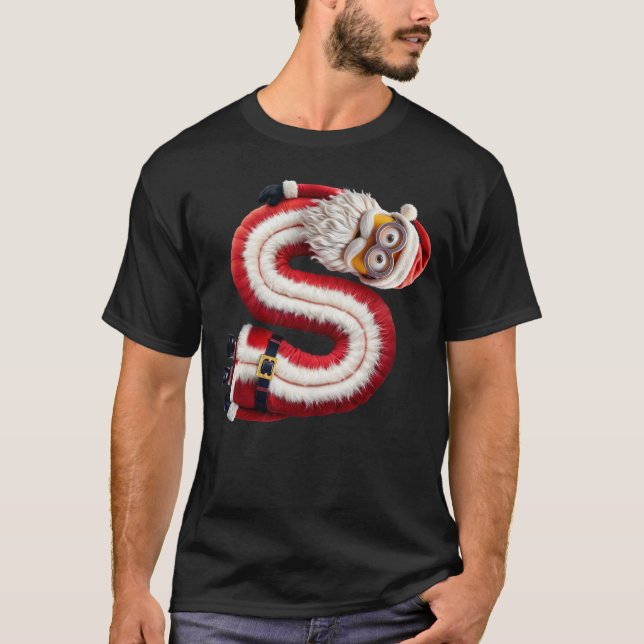 Santa brev S T Shirt (Framsida)