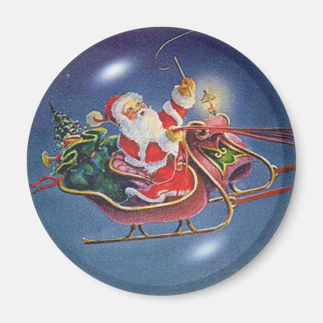 SANTA BUBBLE AV SHARON SHARPE MAGNET (Framsidan)