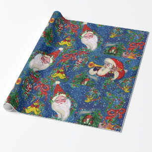 SANTA BUGLER,LEKSAK,ROSETT BAND,MUSICAL CHRISTMAS PRESENTPAPPER