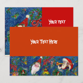 SANTA BUGLER MUSICAL CHRISTMAS KVÄLL JULFEST INBJUDNINGAR