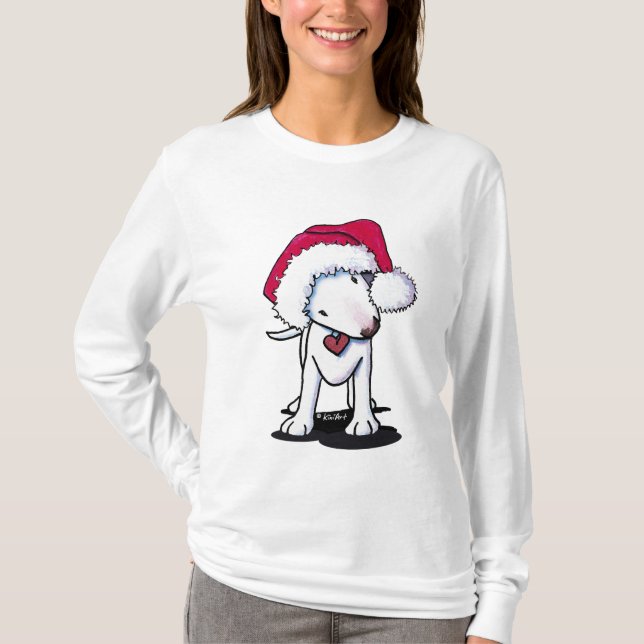 Santa Bully jul KiniArt T-Shirt (Framsida)