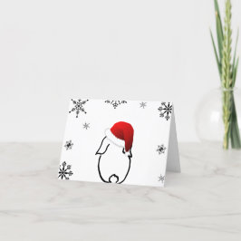 Santa Bunny Helgdag Card Kort