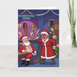 Santa Busted Kort