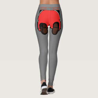 Santa Butt Leggings Grått