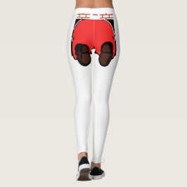 Santa Butt Leggings White